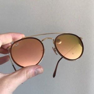 Rayban Round, Double Bridge Sunglasses